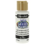 Pittura acrilica DecoArt Americana Gloss - Bianco x59ml