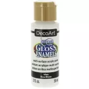 Pittura acrilica DecoArt Americana Gloss - Bianco x59ml