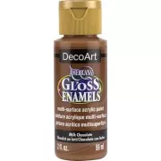 Pittura acrilica DecoArt Americana Gloss - Milk Chocolate x59ml