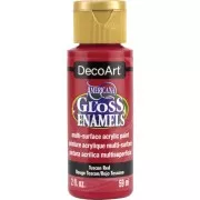 Pittura acrilica DecoArt Americana Gloss - Rosso Toscana x59ml
