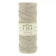 Bobina di 62 metri filo di canapa Hemp Cord 1.1 mm Naturale x1