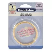 Filo tondo in ottone 0,41 mm - German Style Wire - Dorato x 20 m