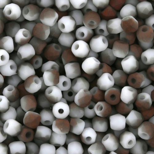 Faccette da 2 mm - Chalk White Sunset Mat x50