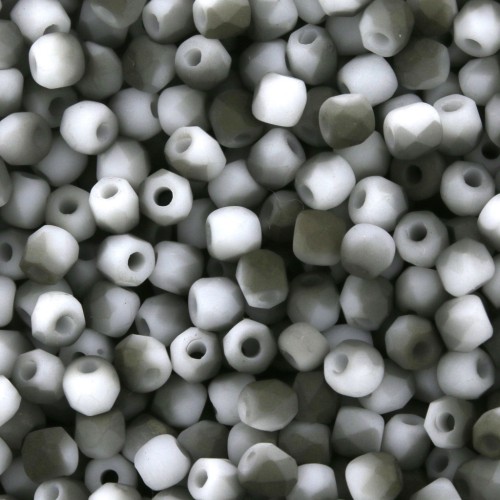 Sfaccettature vere da 2 mm - Mat Valentinite bianco gesso x50