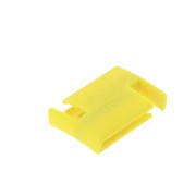 Chiusura calamitata intersambiabile Hiilos 22 mm per creazione di bijoux- Giallo x