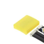 Chiusura calamitata intersambiabile Hiilos 22 mm per creazione di bijoux- Giallo x