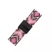 Chiusura calamitata interscambiabile Hiilos 22 mm per creazione di bijoux-Rosa x1