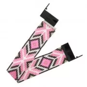 Chiusura calamitata interscambiabile Hiilos 22 mm per creazione di bijoux-Rosa x1