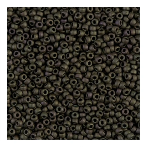 Rocaille Miyuki 11/0 2015 - Mat Metallic Dark Olive Iris