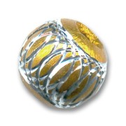 Perla alluminio mm. 12 Topaz x5