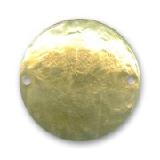 Separatore disco 2 fori mm. 40 colore dorato con oro fino x1|raw }}