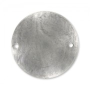 Separatore disco 2 fori mm. 25 colore argentato antico x1|raw }}