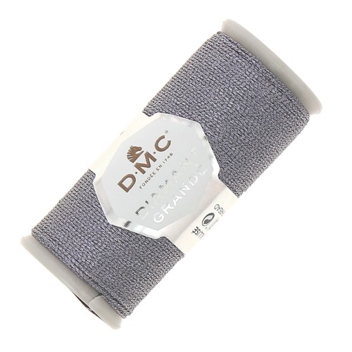Filo da ricamo DMC Diamant Grandé Grigio antracite (G317) x20m