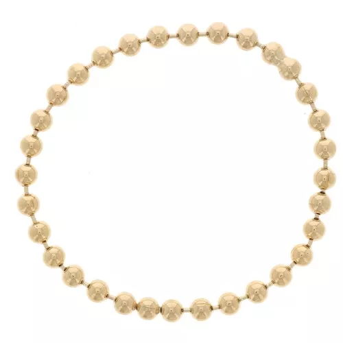 Anello sottile catenina a biglie 1.5mm in Gold filled  Taglia 56-58 x1