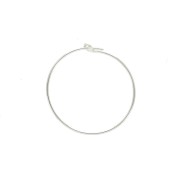 Orecchini da decorare mm. 20 x mm. 0.7 in Argento 925 x2