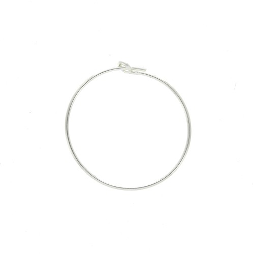 Orecchini da decorare mm. 20 x mm. 0.7 in Argento 925 x2