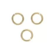 Anellini aperti 3x0.5 mm in Gold filled x100