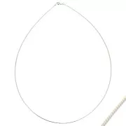 Girocollo maglia omega - 1 mm Argento 925 x45 cm