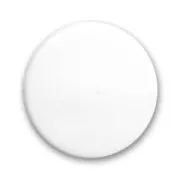 Disco piatto monocolore mm. 32 Bianco x1