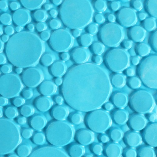 Foglio texture 20.5x13.5 cm per pasta polimerica - Motivi Bolle x1