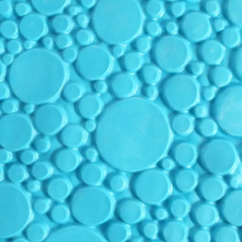 Foglio texture 20.5x13.5 cm per pasta polimerica - Motivi Bolle x1