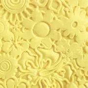 Foglio texture 20.5x13.5 cm per pasta polimerica - Motivi Fiori  x1
