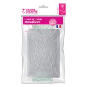 Foglio texture 20.5x13.5 cm per pasta polimerica - Motivi Mosaico x1