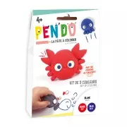 Kit 3 colori Pen'Do color paste - Aquatique - Bianco/Rosso/Blu x1