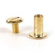 Chicago Screws - Fissaggio in pelle e fimo x20