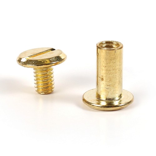 Chicago Screws - Fissaggio in pelle e fimo x20