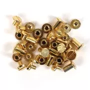 Chicago Screws - Fissaggio in pelle e fimo x20