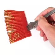 Perforatrici 2 e 6 punte per cuoio e pasta Fimo effetto cuoio x2