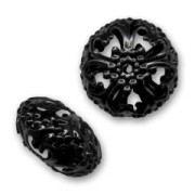 Tonda piatta filigrana mm. 23x14 Jet x1|raw }}