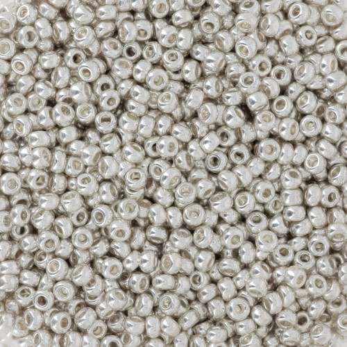 Perla Preciosa 11/0 2 mm - Terra Metallica - Argento x 20 g