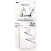 Abeti in carta a nido d'ape - decorazione da tavola Let's Party  - Argentato x2