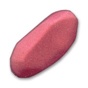 Rettangolo irregolare mm. 46x20 Bordeaux Mat