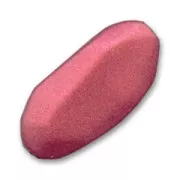 Rettangolo irregolare mm. 46x20 Bordeaux Mat