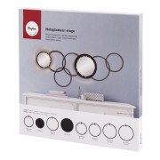 assortimento di cerchi di legno e di dischi di legno x8