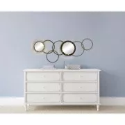 assortimento di cerchi di legno e di dischi di legno x8