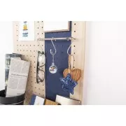 Ganci a S in metallo 60 mm per la sospensione dei macrame - oro x4