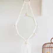 Gancio a S metallico da 60 mm per sospensione Macrame - Argenteox4