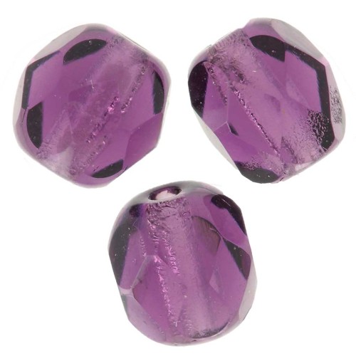 Sfaccettate mm. 6 Amethyst x25