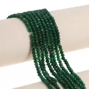 Cipollotti 4x3 mm Quartz tinta - Verde x34cm