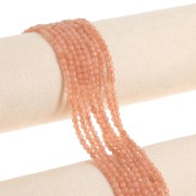 Cipollotti 4x3 mm Quartz tinta - Arancione chiaro x35cm