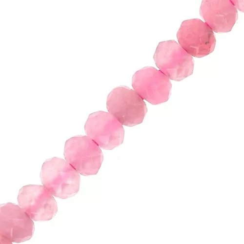 Cipollotti 4x3 mm Quartz tinta - Rosa caramella x35cm