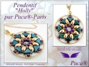 Perline in vetro Hélios® par Puca® 6x10 mm Opaque White x10g