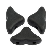 Perline in vetro Hélios® par Puca® 6x10 mm Jet Mat x10g|raw }}