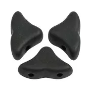 Perline in vetro Hélios® par Puca® 6x10 mm Jet Mat x10g