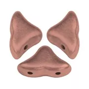 Perline in vetro Hélios® par Puca® 6x10 mm Light Copper Mat x10g