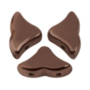 Perline in vetro Hélios® par Puca® 6x10 mm Dark Bronze x10g